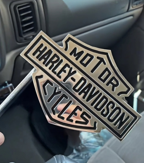 Motorcycle icon custom metal pedals