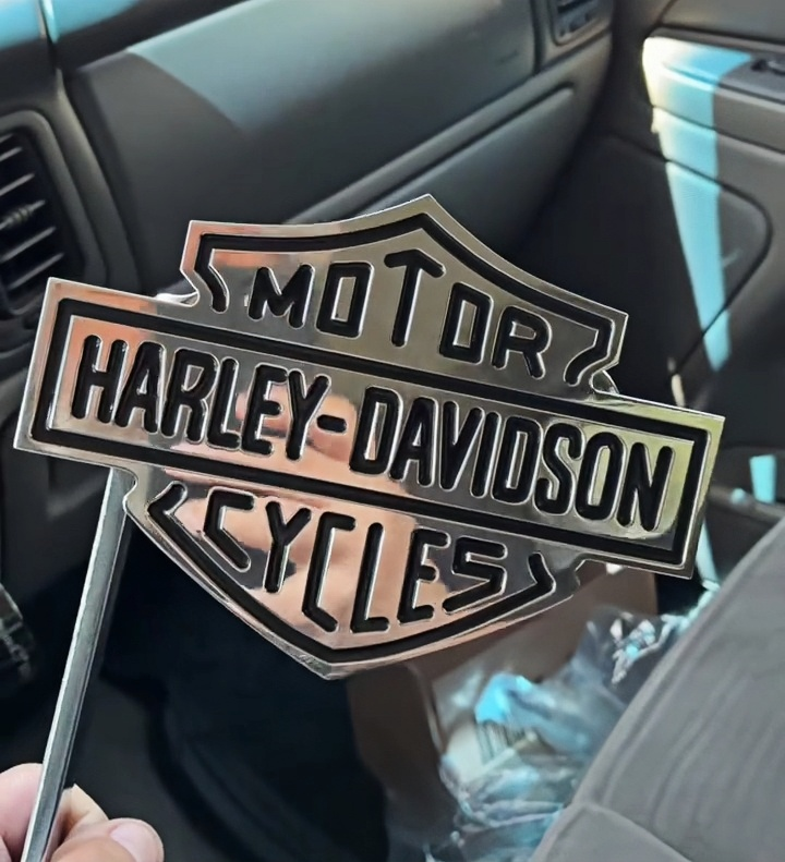 Motorcycle icon custom metal pedals