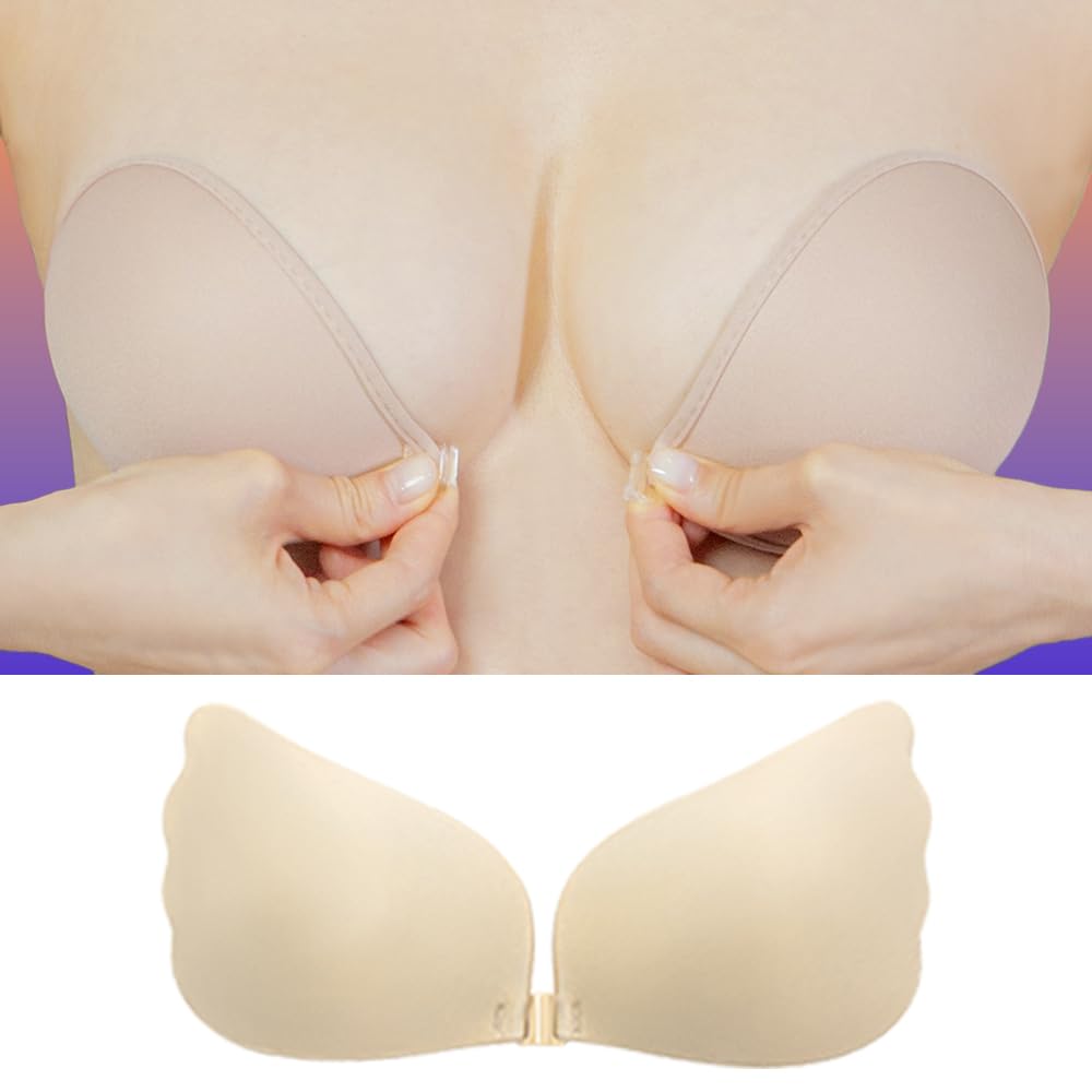 Ultra Sticky Adhesive Bra for Invisible Resuable Strapless Self Push up